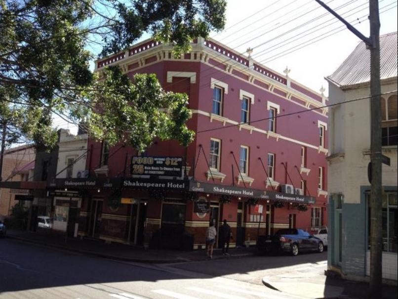 Shakespeare Hotel Surry Hills Exterior foto